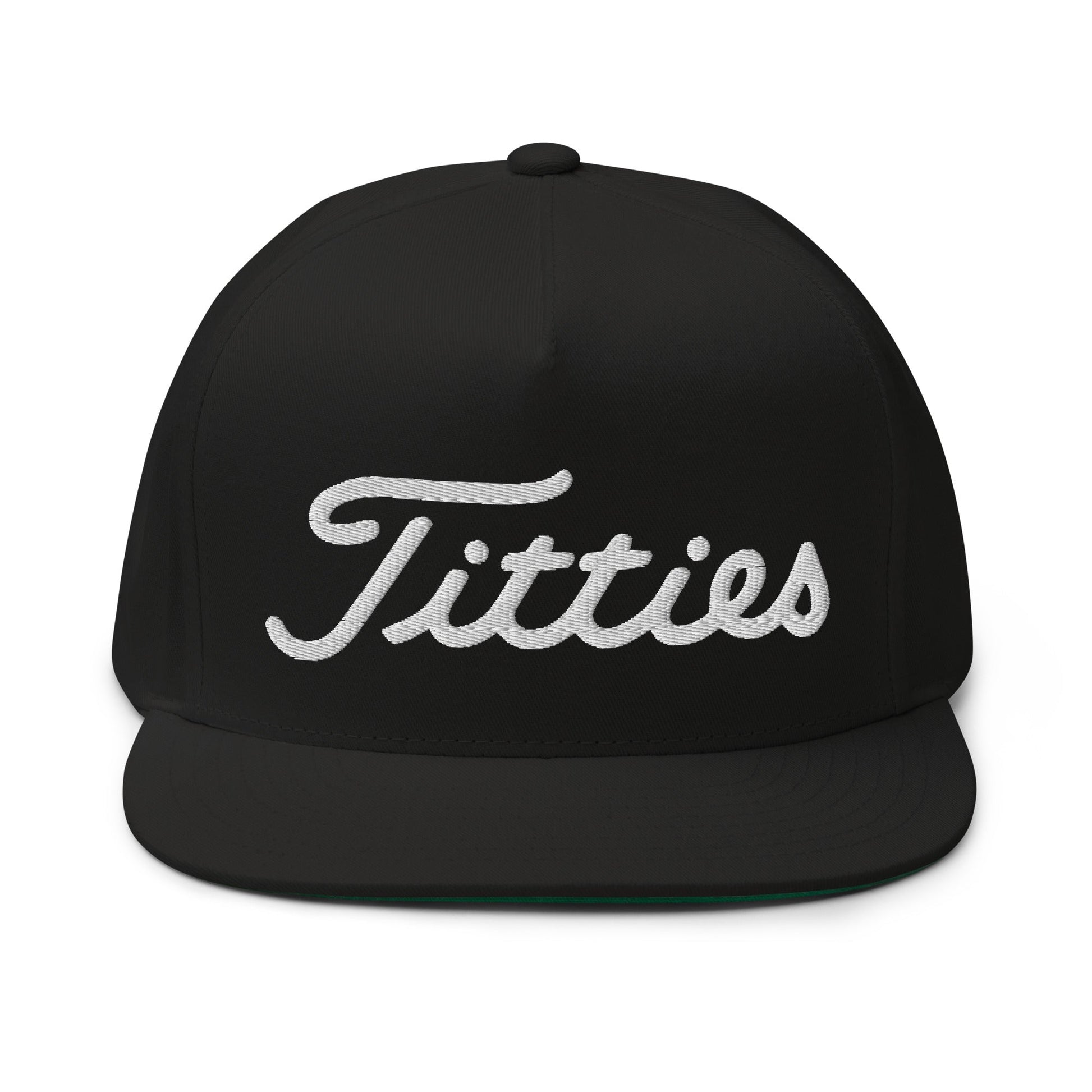Titties Hat - Black/White - Sliced Golf