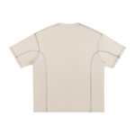 Creamy Contrast "S" T-Shirt