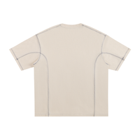 Creamy Contrast "S" T-Shirt