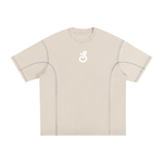 Creamy Contrast "S" T-Shirt